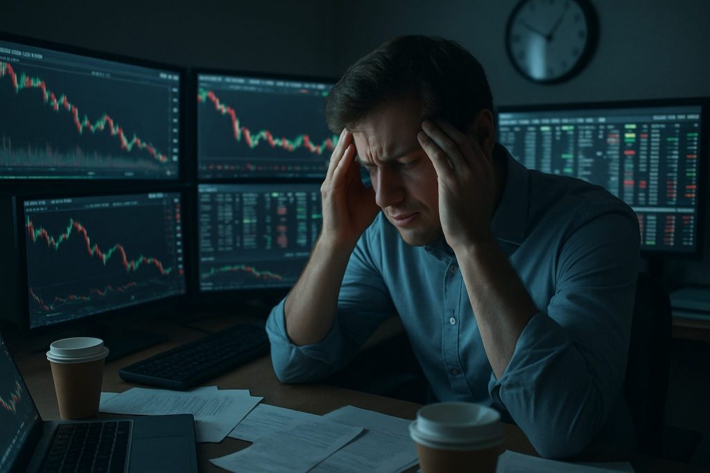explore the connection between day trading and anxiety, understanding how the fast-paced nature of the market can impact mental health and stress levels.