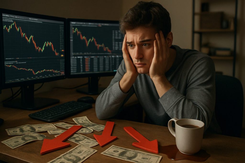 explore whether beginner traders tend to risk too much per trade and learn strategies to manage risk effectively for safer trading.