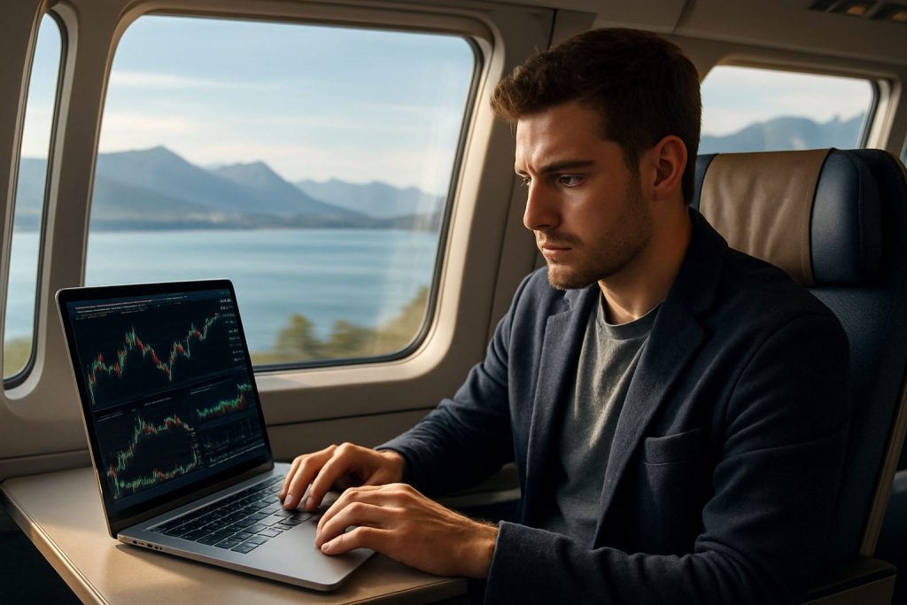 discover tips and guidelines for day trading while traveling, including strategies to stay connected, manage risks, and comply with regulations on the go.