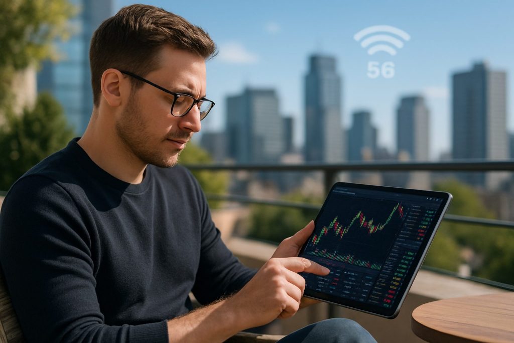 discover if day trading using mobile internet is feasible and learn about the pros and cons of trading on-the-go with a mobile connection.