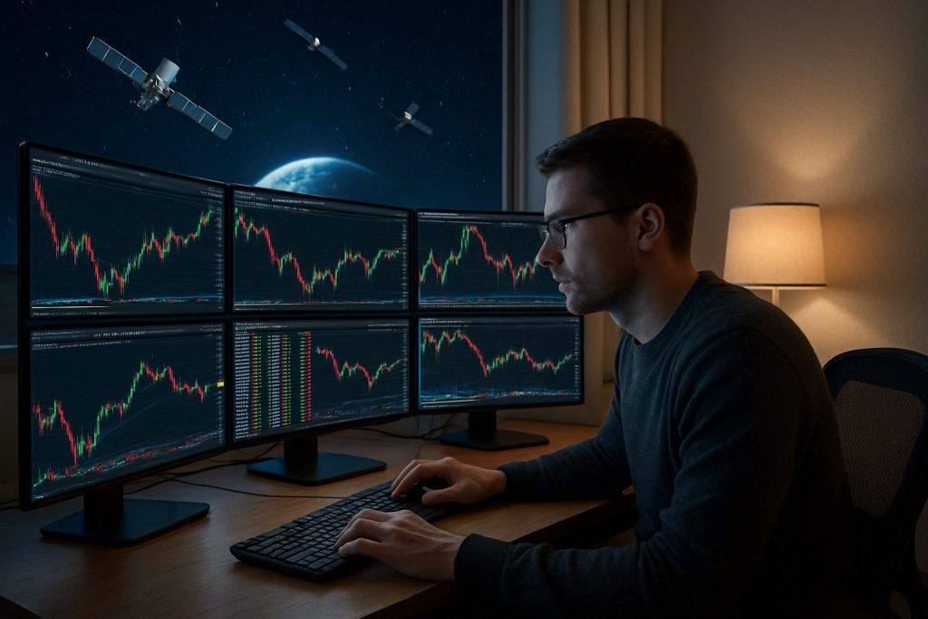explore the challenges and possibilities of day trading using satellite internet, including potential latency issues and tips for optimizing your connection.