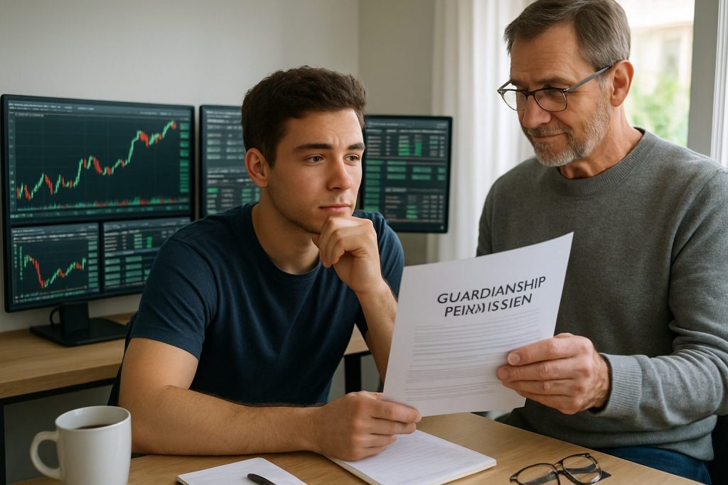 learn if you can legally day trade with a guardian's permission, including important rules and considerations for minors or those under guardianship.