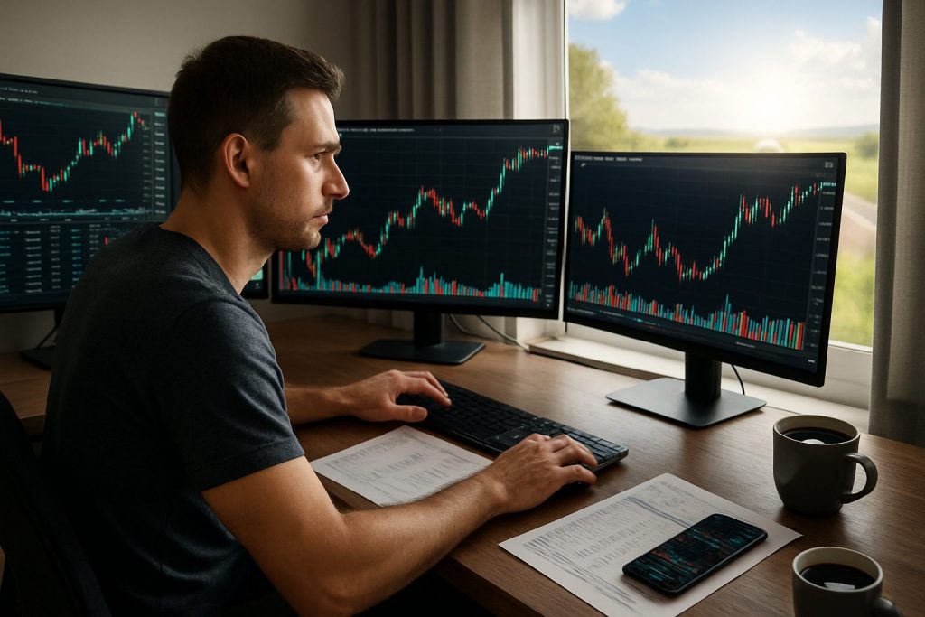 explore whether day trading can offer financial freedom by analyzing its risks, rewards, and strategies for success in the fast-paced stock market.